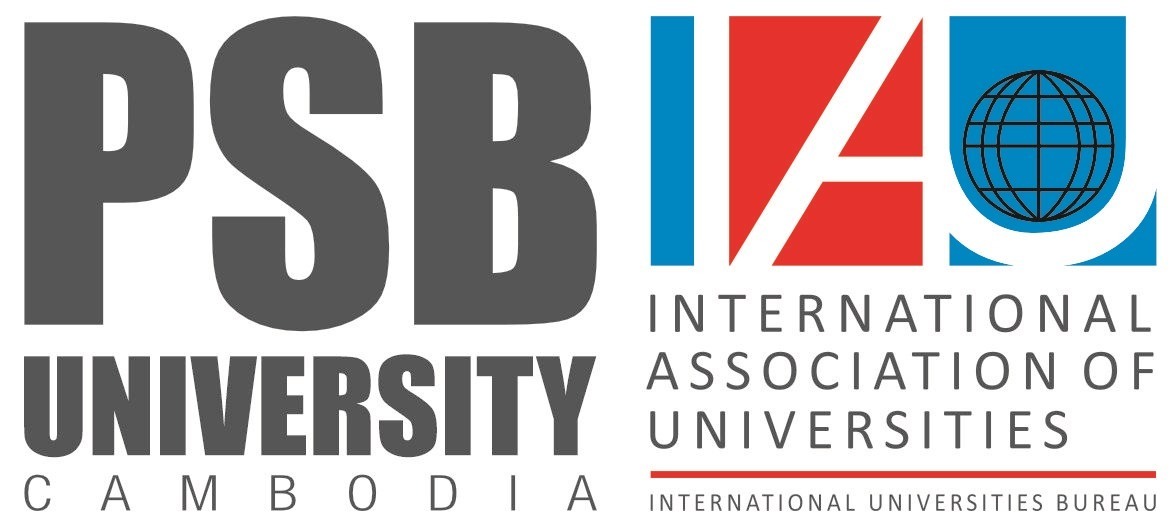 PSB University Cambodia and International Association of Universities logo
